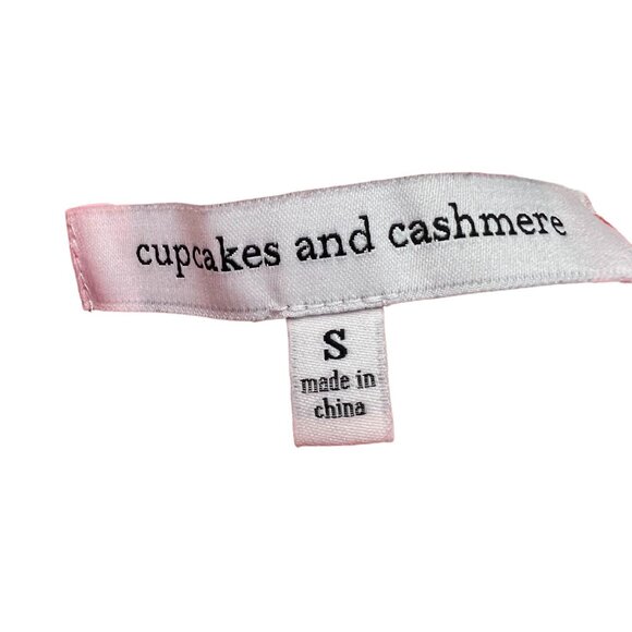 Cupcakes & Cashmere Women's Size S One Shoulder Ruffle Sheath Mini Dress Coral - Picture 7 of 10